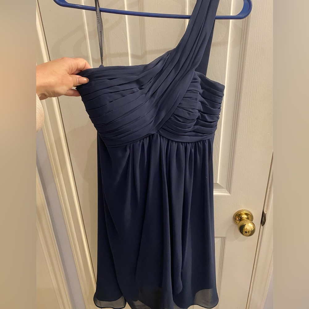 Blue short form dress size 8 worn once